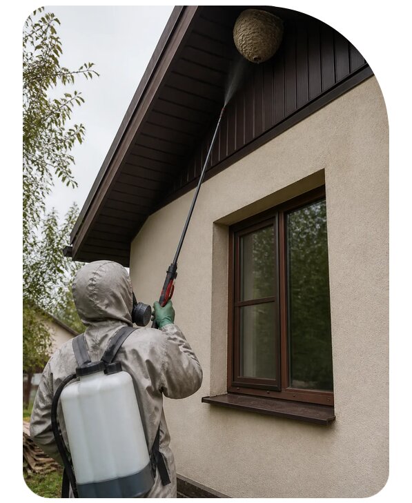 Обработка дома от ос в Людинове по цене от 4580 р. | Сенат-Люд