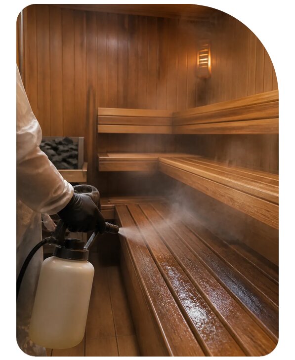 Профессиональная дезинфекция сауны в Людинове по цене от 3562 р. | Сенат-Люд